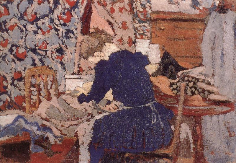 Edouard Vuillard Sewing room oil painting picture